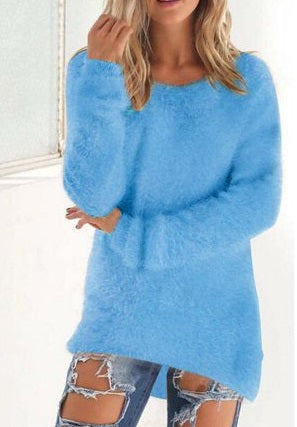 Women Fashion Solid Colored Warm Sweater   C4031JPSW