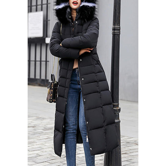 Women Qualited Slim Long Soft Padded Winter Jacket - WJC23467