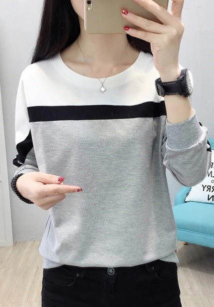 Women Warm & Thick Long Sleeve Easy Round Neck Delightful Solid Colored Winter Casual Shirt      C6149ZWSB