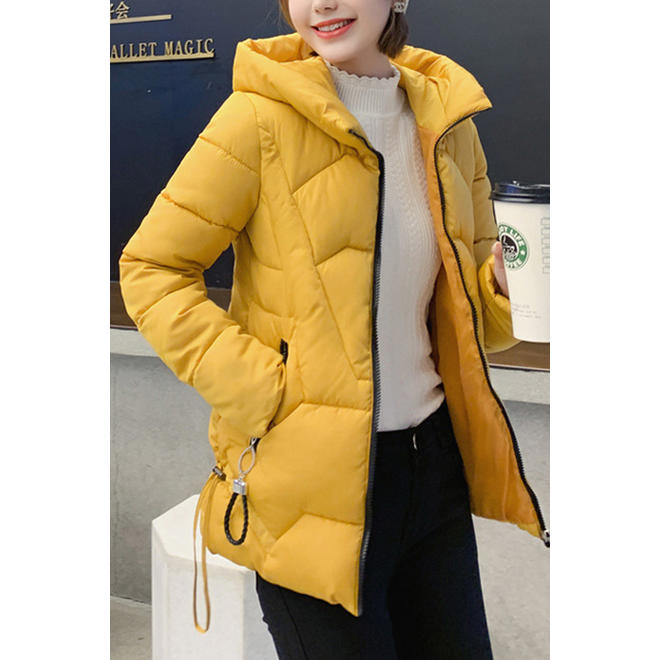 Women Casual Slim Cotton Padded Decent Jacket - WJC23586
