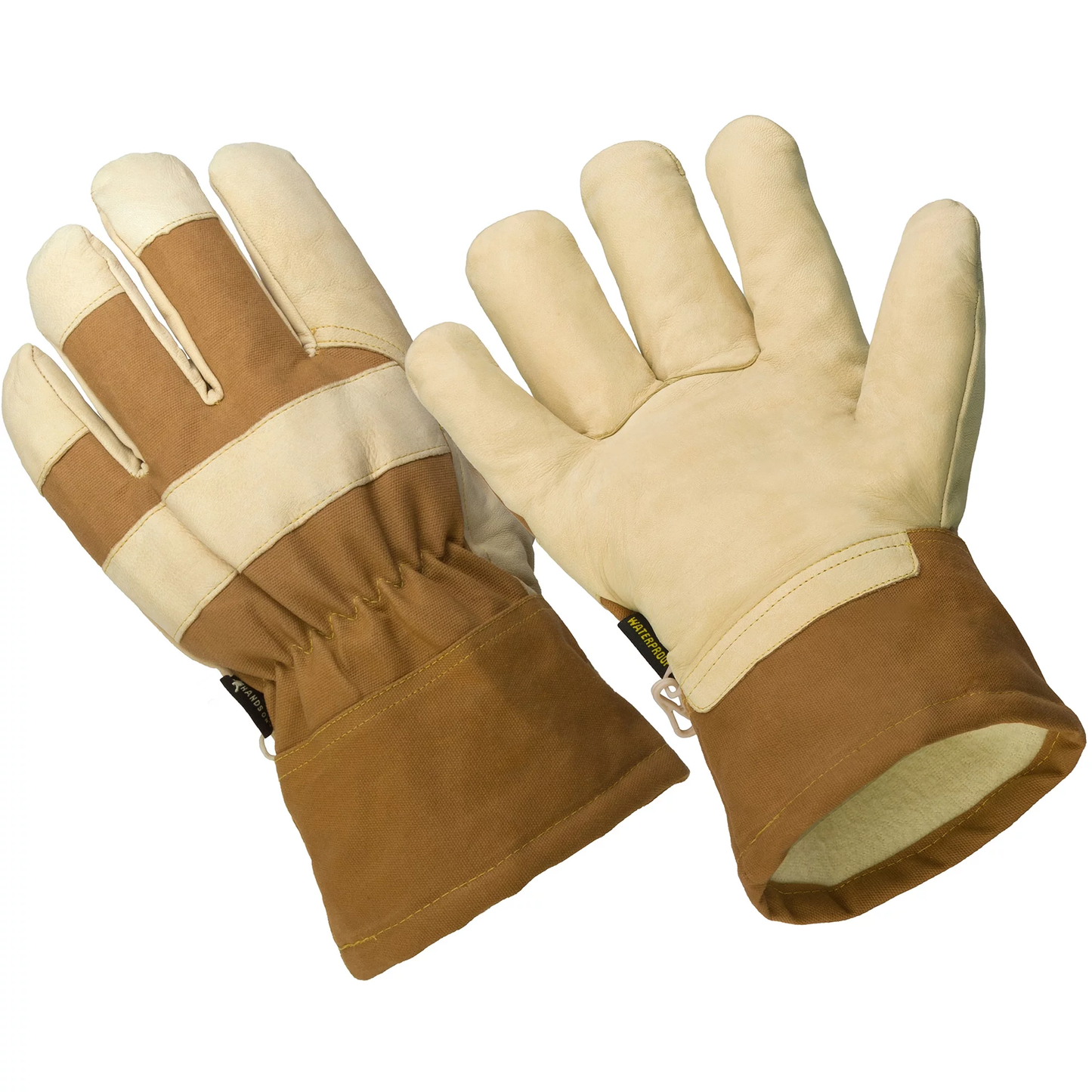 Men's Premium Nubuck Goatskin Leather Palm Gloves ZB085