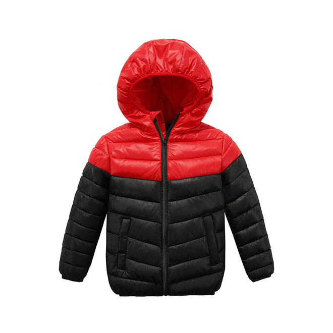 Kids Boys Long Sleeve Zipper Warm Padded Jacket - C4496ZWKBJK