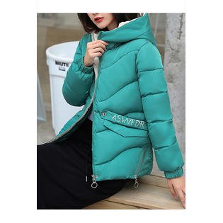 Women Elegant Cotton Padded Zipper Casual Jacket - WJC23650