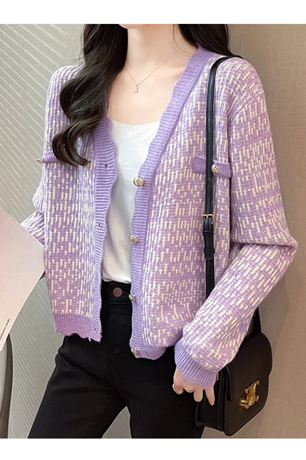 Women Solid Color Long Sleeve Gorgeous Cardigan - WC25190