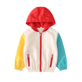 Kids Girls Multi Colored Breathable Warm Jacket - KGJC42021
