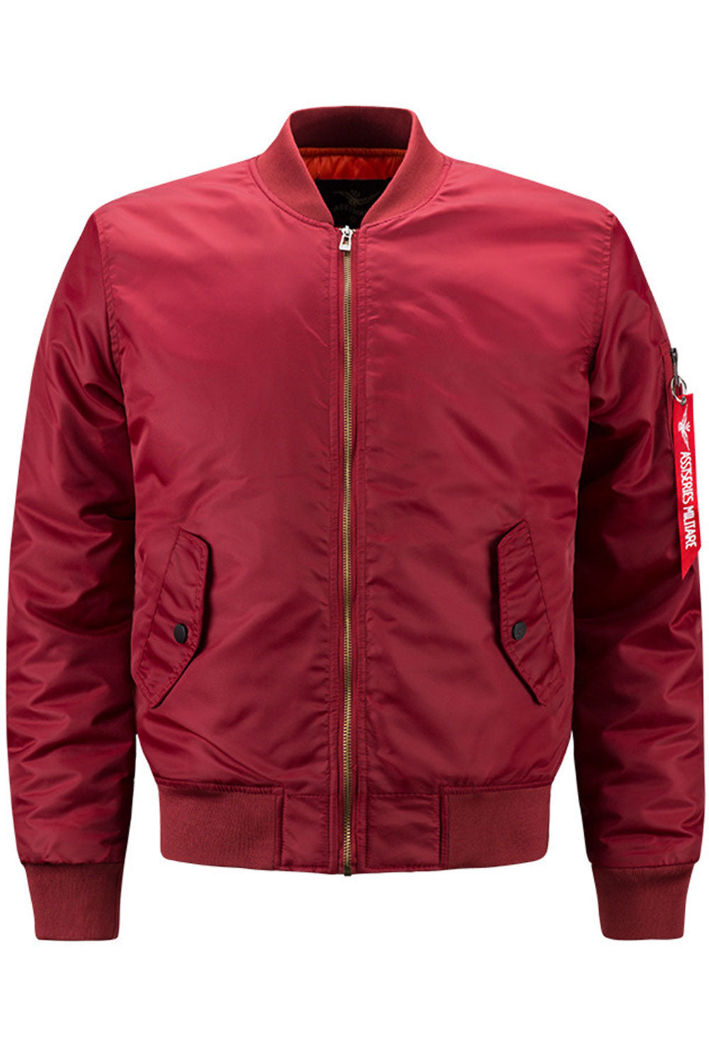 Men Fashion Solid Colored Winter Padded Jacket - MJC15055