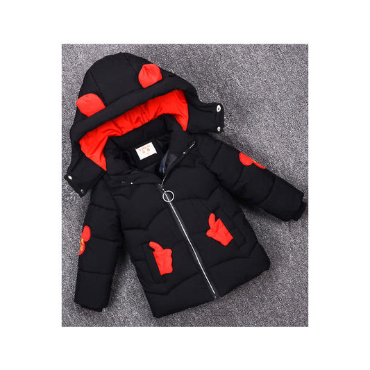 Kids Boys Long Sleeved Warm Winter Padded Jacket - C5289KMKBJK