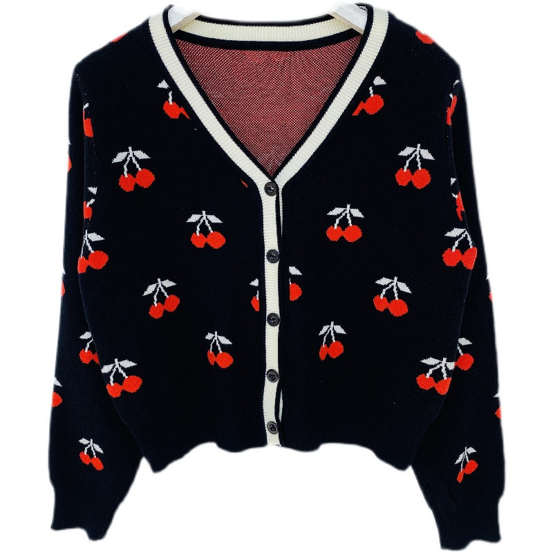 Girl Loose Lazy College Style Cardigan Coat