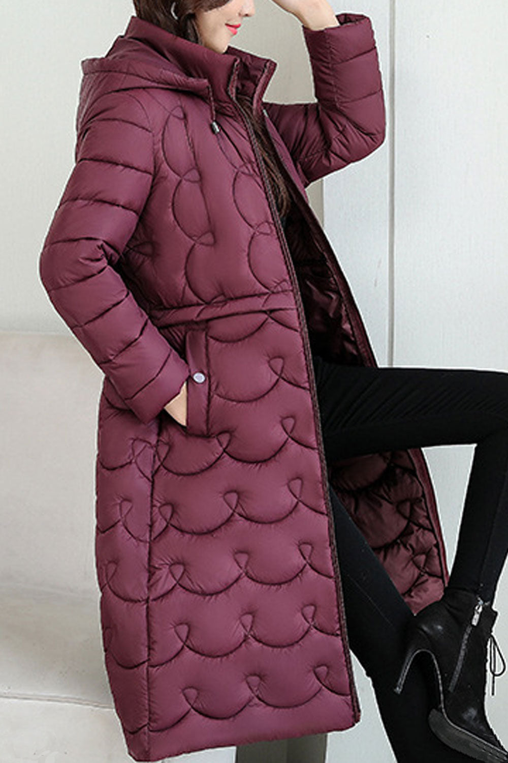 Women Cute Padded Winter Jacket - WJC23435