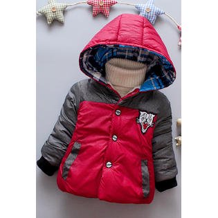 Toddlers Thick Long Sleeved Warm Padded Jacket - C4682UBJK