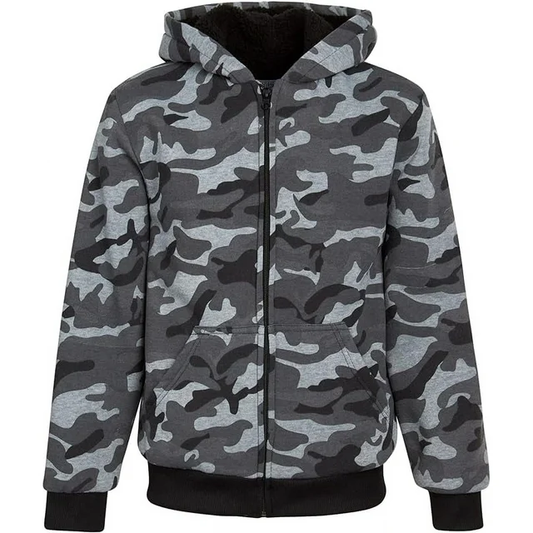 Boys’ Sweatshirt Fleece Zip Up Jacket Hoodie ZB136