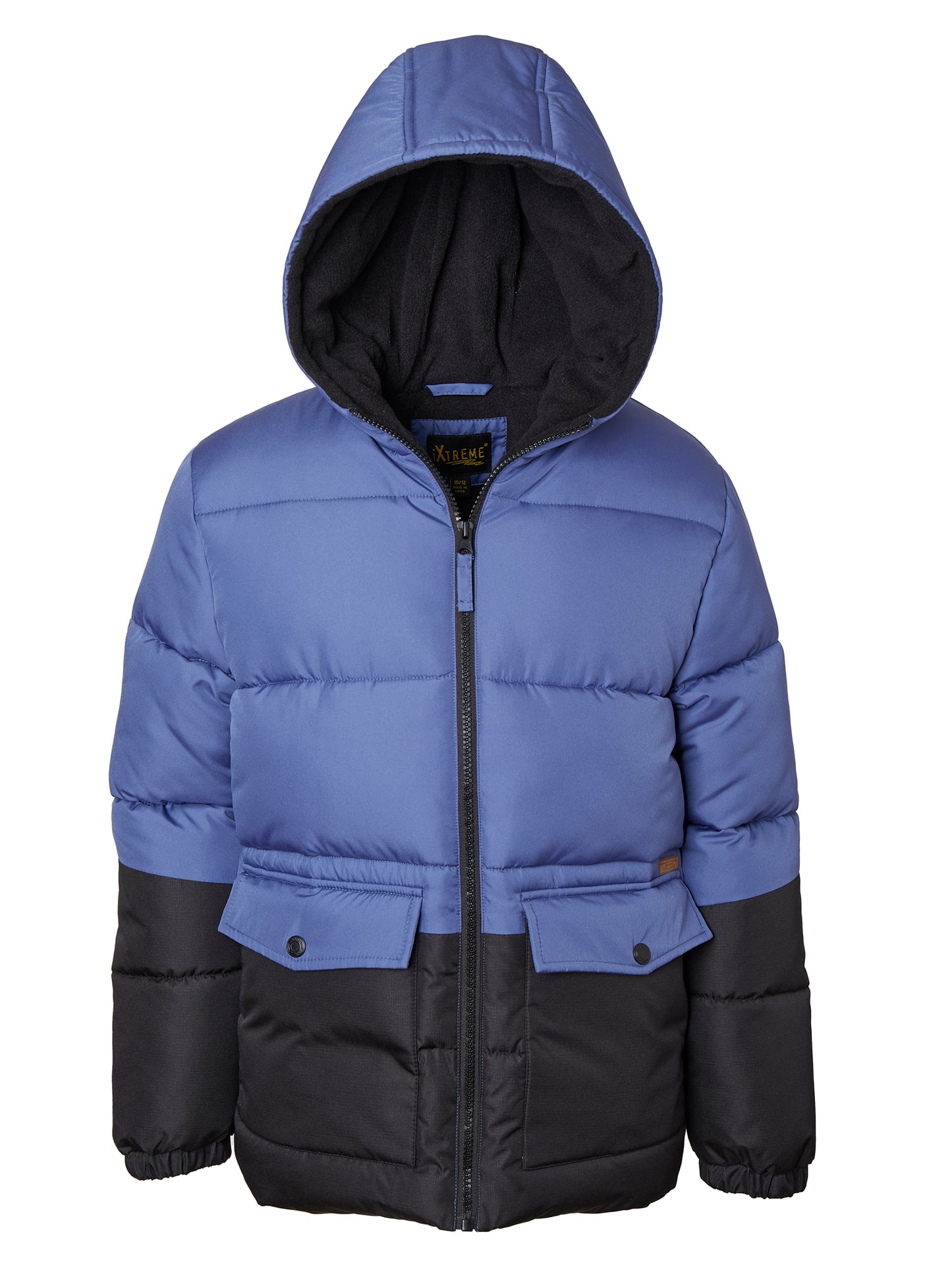 Boys Hooded Colorblock Puffer Winter jacket- ZB139