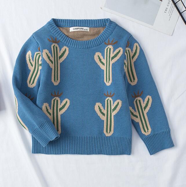 Autumn Baby Girls Boys Sweaters Coat Kids Knitting Pullovers Tops Cartoon Long Sleeve Sweaters - BTBCS2540