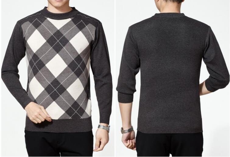 Men Winter Casual Warm lose design Sweater Knitted Sweatshirt Top - MSS2298