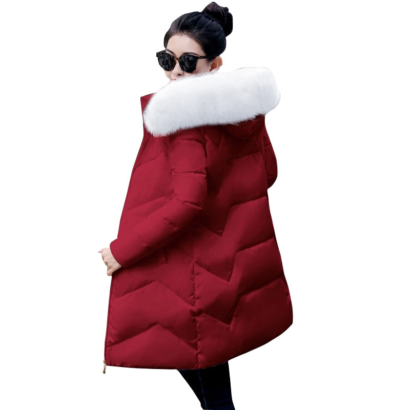Women Padded Down Jacket 7XL Women Winter Plus size Winter Coat Lady Clothing Warm Jackets - WPJ3033