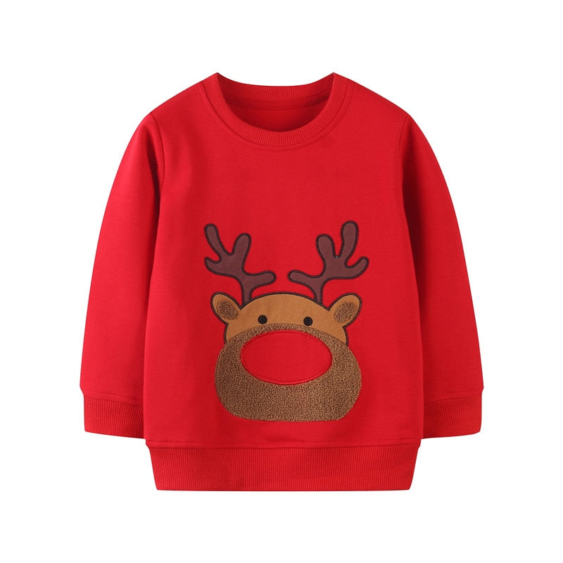 Kid Boy Autumn Spring Children's Sweatshirts Cars Embroidery Long Sleeve Toddler Kids Shirts - KBSS2042