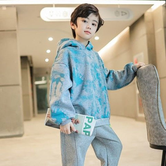 Fashion Hoodies Tops Sweatshirt Children Girls Boys Printed Long Sleeve Kids Hoodie Hoody Coat - KBH2017