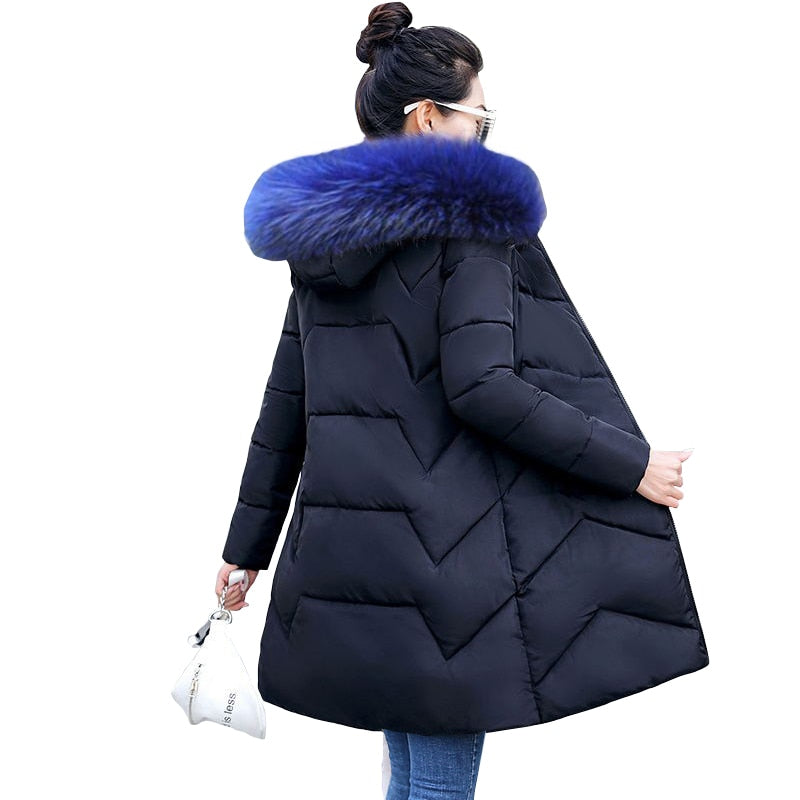 Women Padded Down Jacket 7XL Women Winter Plus size Winter Coat Lady Clothing Warm Jackets - WPJ3033