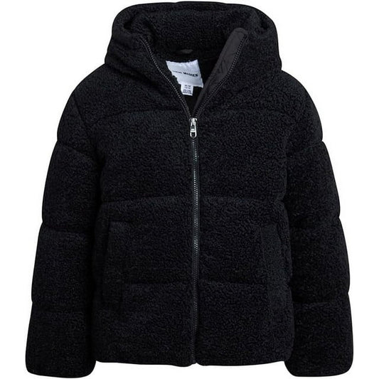 Girls’ Winter Jacket – Sherpa Fleece Quilted Puffer Coat - ZB153