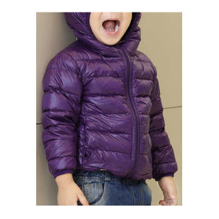 Toddler Girls Pretty Hood Neck Lovely Solid Color Long Sleeve Warm Jacket - TGJC41592