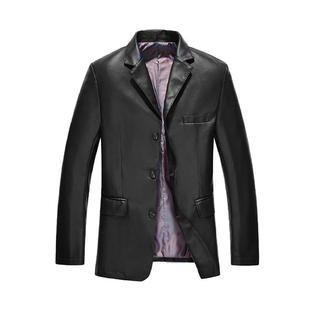 Men Fashionic Flap Pocekts Leather Jacket  MJC15377