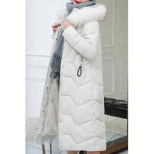 Women Stylish Loose Warm Padded Winter Jacket - WJC23707