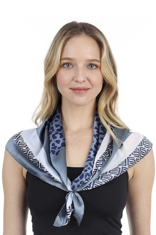 Women's Fashion Leopard Pattern Print Neck Scarf