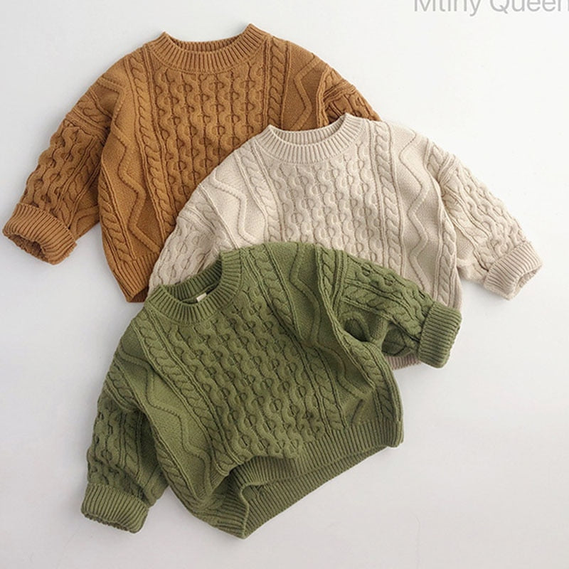 Kid Boys Girls Pullover Sweaters Children Clothing Autumn Spring Baby Pullover - BTBCS2534