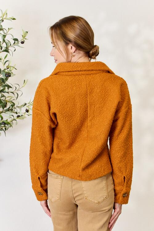 Women's Culture Code Full Size Half Button Turtleneck Sweatshirt